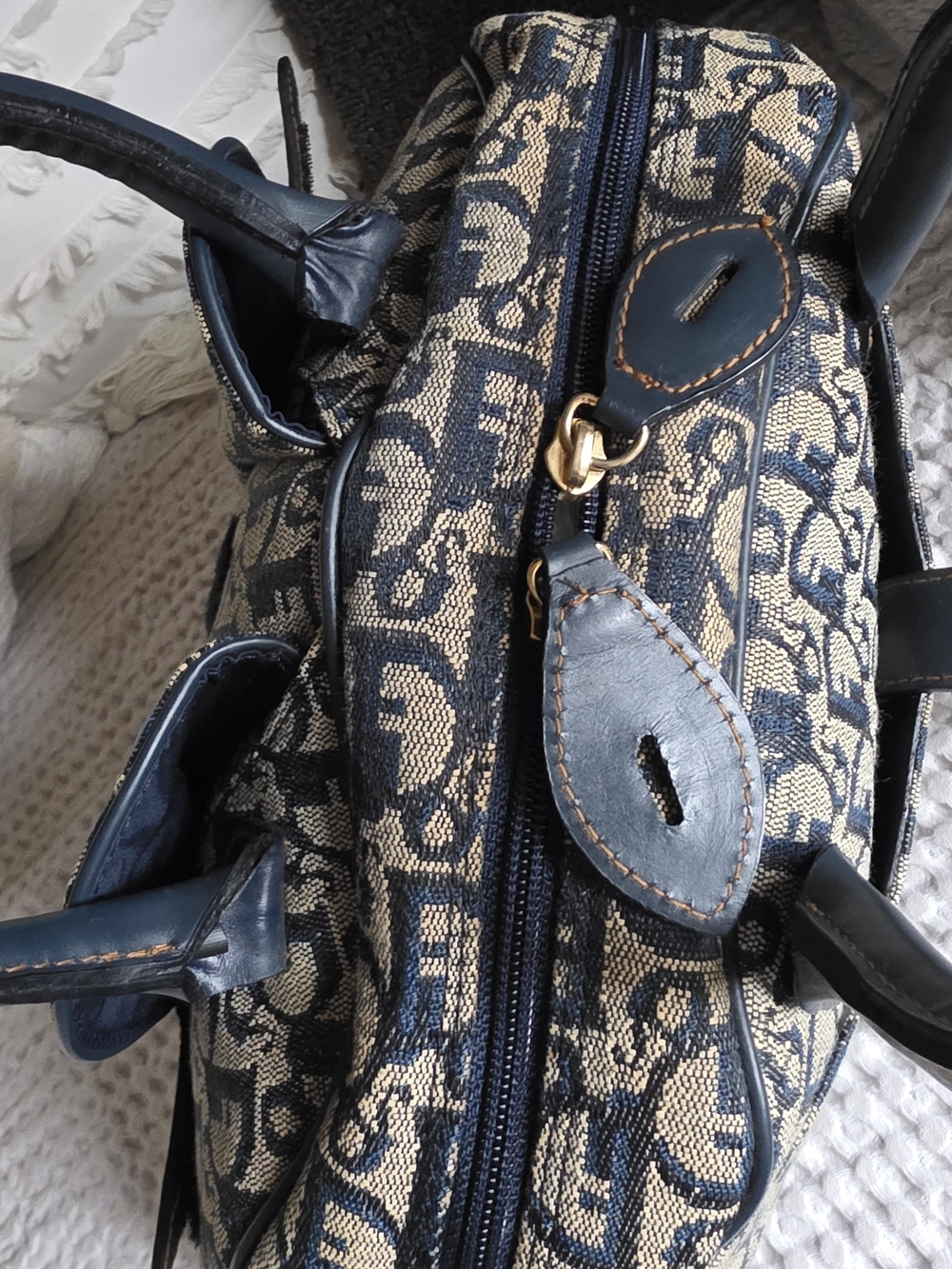 Christian Dior Vintage Double Saddle Bowler Bag - Picture 7 of 15